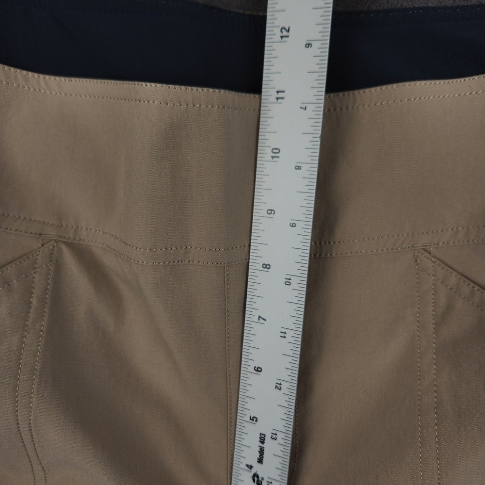 Hoka Transport Pant Womens XL Dune‎ Tan Hiking Travel Lightweight 1128265 NEW - Picture 9 of 12